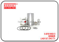 5-87814403-3 5878144033 Engine Cylinder Liner Set For ISUZU 4JA1T 4JJ1 TFR