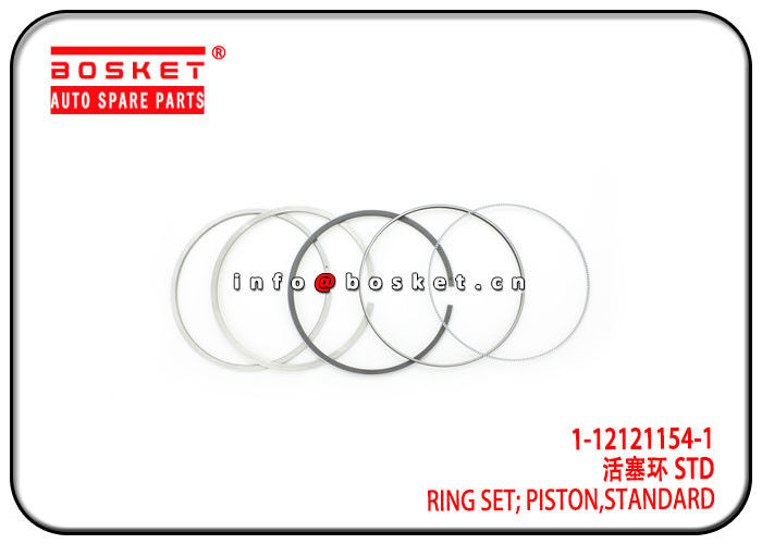 Standard Piston Ring Set Isuzu Engine Parts 6WF1 CXZ51 1-12121154-1 1-12121134-0 1121211541 1121211340