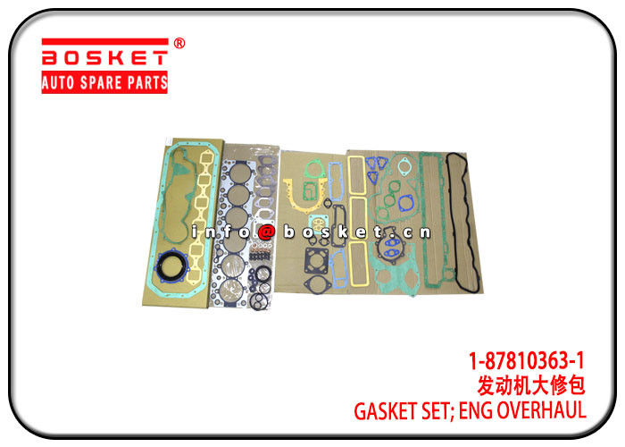 1-87810363-1 1878103631 Engine Overhaul Gasket Set For Isuzu 6BD1