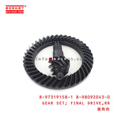 8-97319158-1 8-98092043-0 Rear Final Drive Gear Set 8973191581 8980920430 For ISUZU NPR