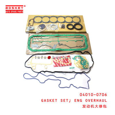 04010-0706 Engine Overhaul Gasket Set Suitable for ISUZU HINO J08C