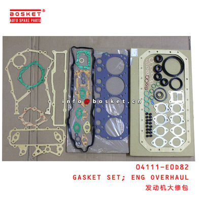 04111-E0D82 Engine Overhaul Gasket Set for ISUZU HINO300 N04C N04CT