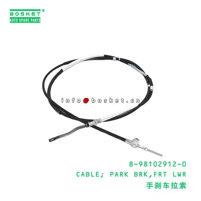 8-98102912-0 Front Lwr Park Break Cable suitable for ISUZU   8981029120