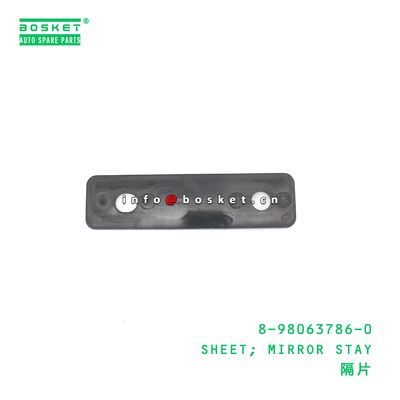 8-98063786-0 Mirror Stay Sheet for ISUZU VC46 6UZ1 with 3 Months Warranty