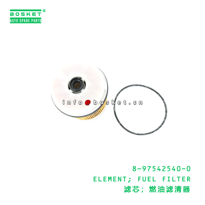 8-97542540-0 ELEMENT; FUEL FILTER Suitable for ISUZU 700P 4HK1 4JJ1 8975425400