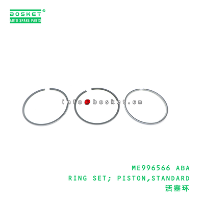 Standard Size Piston Ring Set ME996566 ABA OEM Reference for FUSO 4D34T Engine Piston Ring Kit