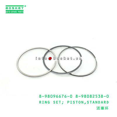 8-98096676-0 8-98082538-0 Standard Piston Ring Set 8980966760 8980825380 For ISUZU TFUC 4JJ1-T 4JK1-T
