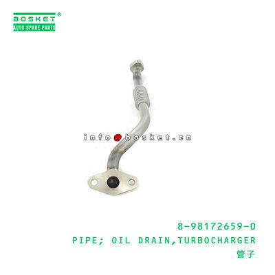 8-98172659-0 Turbocharger Oil Drain Pipe 8981726590 For ISUZU NPS