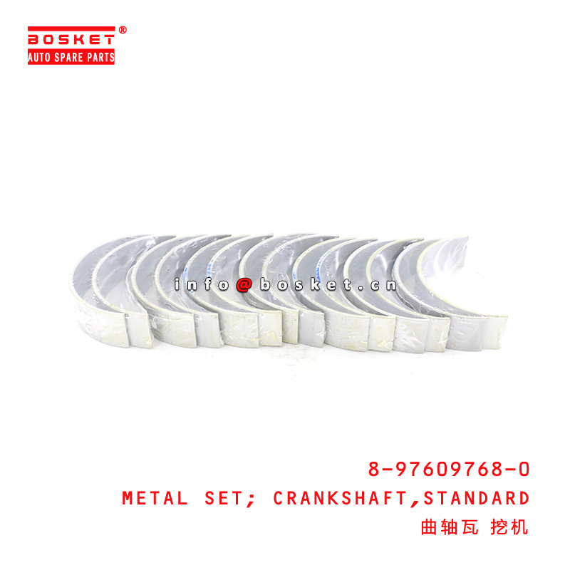 8-97609768-0 Standard Crankshaft Metal Set For ISUZU CVZ 6UZ1 8976097680