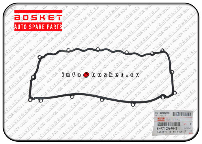 8-97105690-3 8971056903 Isuzu NPR Parts , ISUZU XD NPR66 4HF1 Head To Cover Gasket