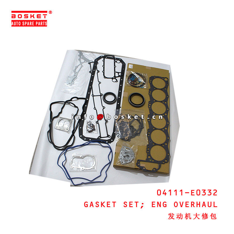 04111-E0332 Engine Overhaul Gasket Set for ISUZU HINO500 J08E