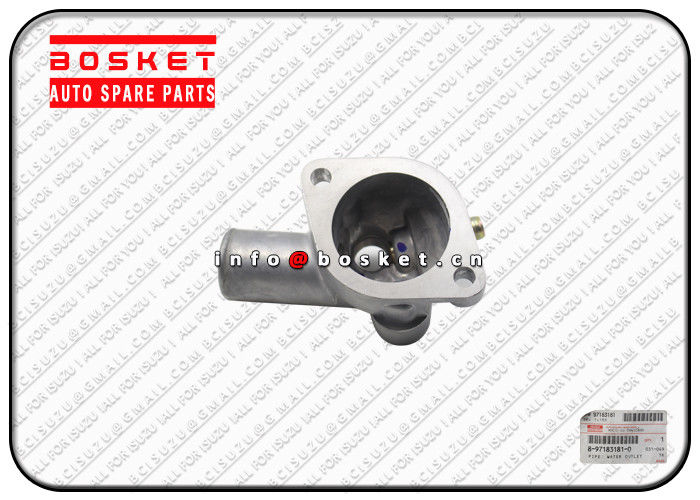 UCS55 4JB1T Isuzu Engine Parts / Water Outlet Pipe 8971831810 8981265720 8-97183181-0 8-98126572-0