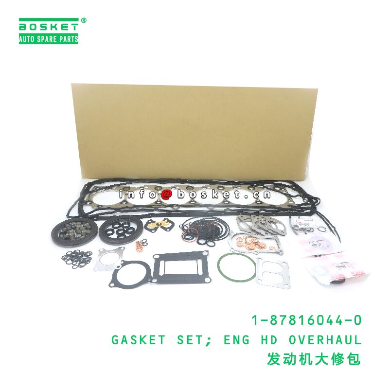 1-87816044-0 GASKET SET; ENG HD OVERHAUL suitable for ISUZU  1878160440