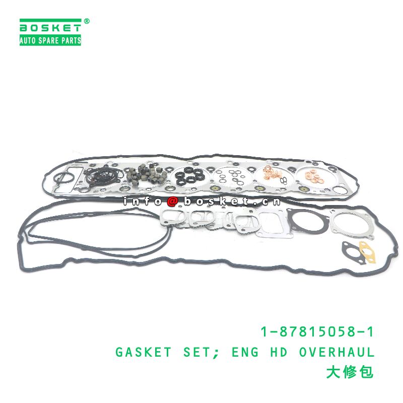 1-87815058-1 GASKET SET; ENG HD OVERHAUL suitable for ISUZU 1878150581
