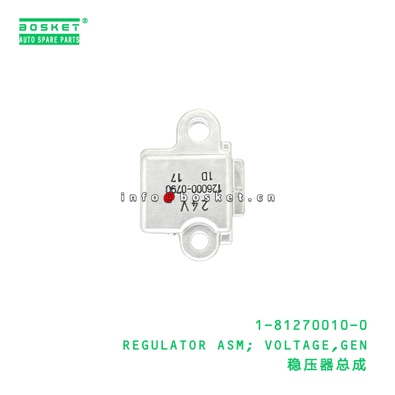 1-81270010-0 REGULATOR ASM; VOLTAGE,GEN Suitable for ISUZU 1812700100