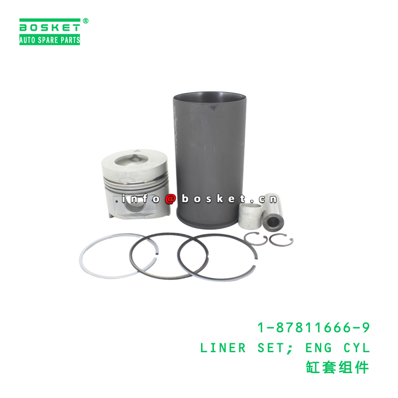 1-87811666-9 LINER SET ENG CYL suitable for ISUZU MR133 6HH1 1878116669