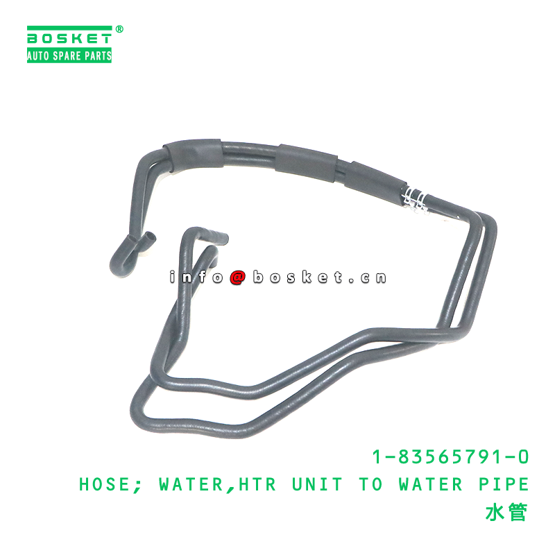 1-83565791-0 HOSE; WATER,HTR UNIT TO WATER PIPE suitable for ISUZU 1835657910