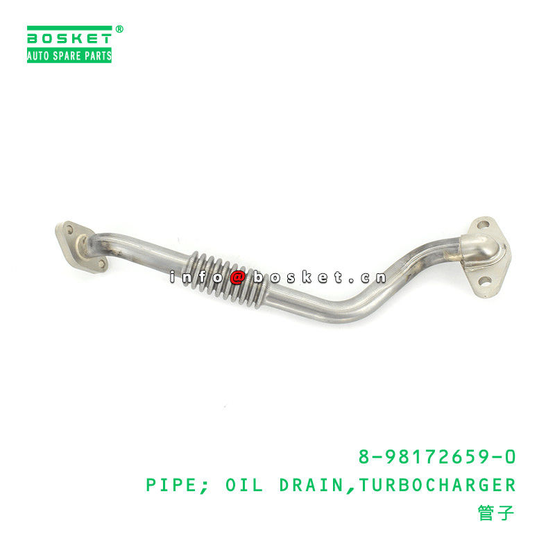 8-98172659-0 Turbocharger Oil Drain Pipe 8981726590 For ISUZU NPS